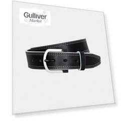 Черный ремень Gulliver