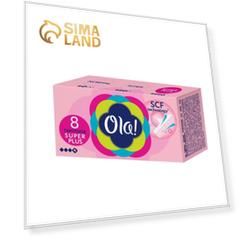 Тампоны Ola! Tampons Super Plus, шелковистая поверхность, 8 шт.
