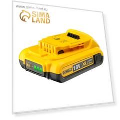 Аккумулятор DeWalt XR DCB183-XJ, 18 В, 2 Ач, Li-Ion, слайдер