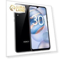 Смартфон Honor 30i, 6.3", OLED, 4Гб, 128Гб, 48Мп, 4000мАч, NFC, чёрный