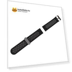 Ремешок Red Line для Xiaomi Amazfit Bip/GTS 20mm Silicone Black-Grey УТ000020336