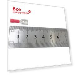 Плоский разъем КВТ РПИ-М 1.5-(6.3) 91025