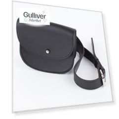 Черная поясная сумка Gulliver