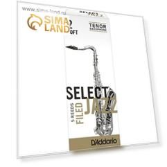 Трости для саксофона тенор Rico RSF05TSX2S Select Jazz, размер 2, мягкие (Soft), 5шт