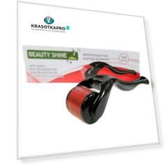 BEAUTY SHINE, Мезороллер 540 игл, 1,0 мм, хирургическая сталь