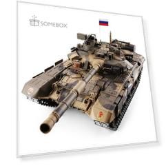 Радиоуправляемый танк Heng Long T90 Pro Russia масштаб 1:16 RTR 2.4G - 3938-1pro V6.0