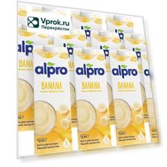 Напиток соевый Alpro Soya Banana 1л (упаковка 12 шт.)