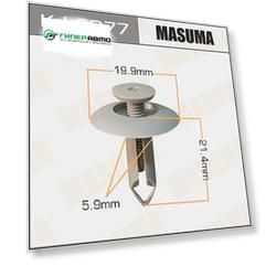 Клипса крепежная MASUMA KJ-2077 салонная серая (OEM B100-68-675-05)