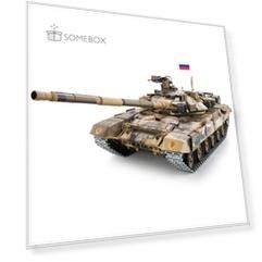 Радиоуправляемый танк Heng Long T90 Russia масштаб 1:16 RTR 2.4G - 3938-1Upg V6.0