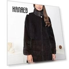 Норковая шуба Снежинка 01, КАЛЯЕВ