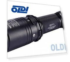 Фонарь ручной Nitecore EF1 черный лам.:светодиод. 18650/CR123x1 (13545)