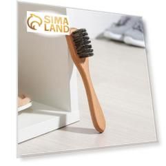 Щётка для обуви SAVANNA, 16×3,2 см, 26 пучков бук, воск