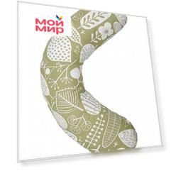 Подушка для беременных AmaroBaby 170х25 (Листья)