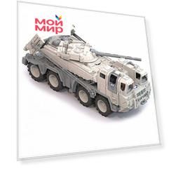 Военный тягач «Арктика» с танком