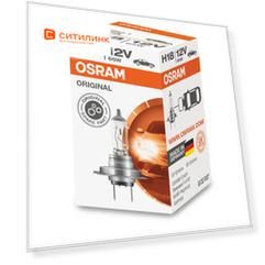 Лампа автомобильная галогенная Osram 64180L, H18, 12В, 65Вт, 1шт