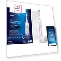 Электрическая зубная щетка Oral-B Genius X 20000N Sensi D706.515.6X розовый/белый