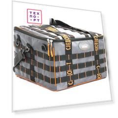Сумка рыболовная Следопыт Base Lure Bag XXL, 38х38х25 см, цв. серый + 7 коробок Luno 28