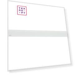 Решетка AlcaPlast Glass стекло белое (GL1200-950)