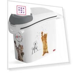 Контейнер для корма CURVER 6KG FOOD CONTAINER-WHTIML-STD white 23x36x50 см (241105)