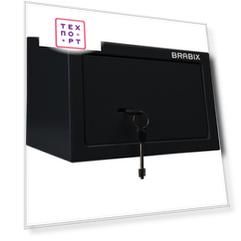 Сейф мебельный Brabix SF0170KL ключевой замок черный (291142)