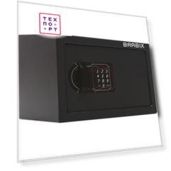 Сейф мебельный Brabix SF0200EL электронный замок черный (291145)