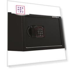 Сейф мебельный Brabix SF0230EL электронный замок черный (291147)