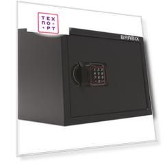 Сейф мебельный Brabix SF0280EL электронный замок черный (291149)