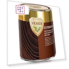 Масло для деревянных фасадов VERES OIL EXTERIOR № 12 белый 0.25л.