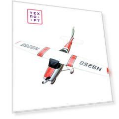 Радиоуправляемый самолет Top RC Cessna 182 500 class красная 2.4G RTF - top056C
