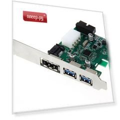 Контроллер Orient NC-3U2219PE-SE PCI-Ex - 2ext+2int x USB 3.0 + eSATA Power oem 30781