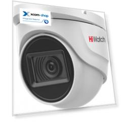 Видеокамера HiWatch DS-T503A 5Мп, 1/2.5" CMOS, 6мм/57.1°, 2592x1944/20к/с, ИК-фильтр, EXIR до 30м, 0.01 Лк/F1.2, OSD/DWDR/BLC/DNR/HLC/EXIR Smart ИК, в