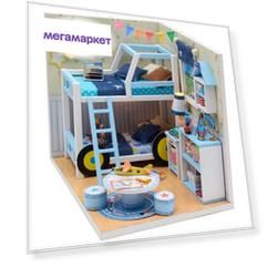 Румбокс Hittoy M019 Миниатюрная комната Спальня Чарли 800г