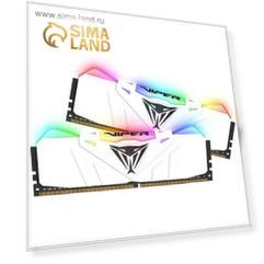 Память DDR4 Patriot PVR416G320C6KW, 8Гбx2, 3200 МГц, PC4-25600, DIMM