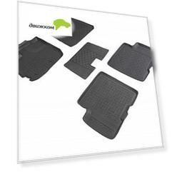 Коврики салона Seintex RENAULT Duster 2011-2015 резиновые черные комп 4 шт