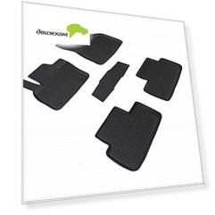 Коврики салона Seintex VOLVO XC-90 2002-2014 резиновые черные комп 4 шт