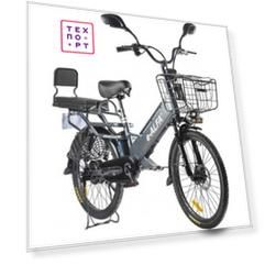 Велогибрид GREEN CITY e-ALFA GL Серебристый-2389