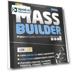 Гейнер Vplab Mass Builder ваниль 1.2кг