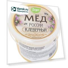 Мед Лесные угодья Натуральный цветочный клеверный 700г
