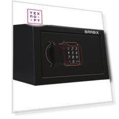 Сейф мебельный Brabix SF0170EL электронный замок черный (291143)