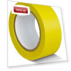 Лента ПВХ для разметки Мельхозе 75mm x 33m Yellow КМSG07533