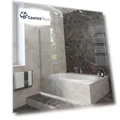 Шторка для ванны 69 см Veconi Palau PL79-70-01-C4 прозрачное