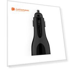Автомобильное зарядное устройство Xiaomi ZMI Metal Car Charger, USB + USB type-C, 5A, черный [ap721 black]