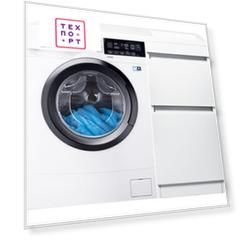 Стиральная машина с тумбой и раковиной Electrolux PerfectCare 600 EW6S3R07SI Даллас 100 белая, напольная правая