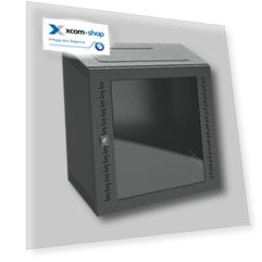 Шкаф настенный 19", 20U DKC R5STI2040GSB (1000х600х400) дверь стекло RAL9005, "RAM telecom"