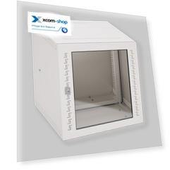 Шкаф настенный 19", 20U DKC R5STI2065GS (1000х600х650) дверь стекло RAL7035, "RAM telecom"