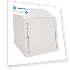 Шкаф настенный 19", 9U DKC R5STI0965MT (500х600х650) дверь сплошная RAL7035, "RAM telecom"