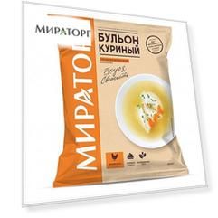 Бульон куриный замороженный 1000г Мираторг