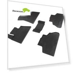Коврики салона Seintex "Сетка" CHEVROLET/OPEL Cruze 2009-2015/Astra J 2010-2017 резиновые черные комп 4 шт