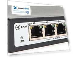 Коммутатор неуправляемый Бастион SKAT PoE-4E-1E 4хEthernet 10/100 Мбит/с, 10 Мбит/с в режиме VLAN, 1хUplink 10/100 Мбит/с