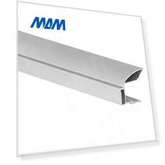 MULTIOMEGA Профиль-ручка для фасада 16 - 18 мм, серебро, L-2750 (8770)